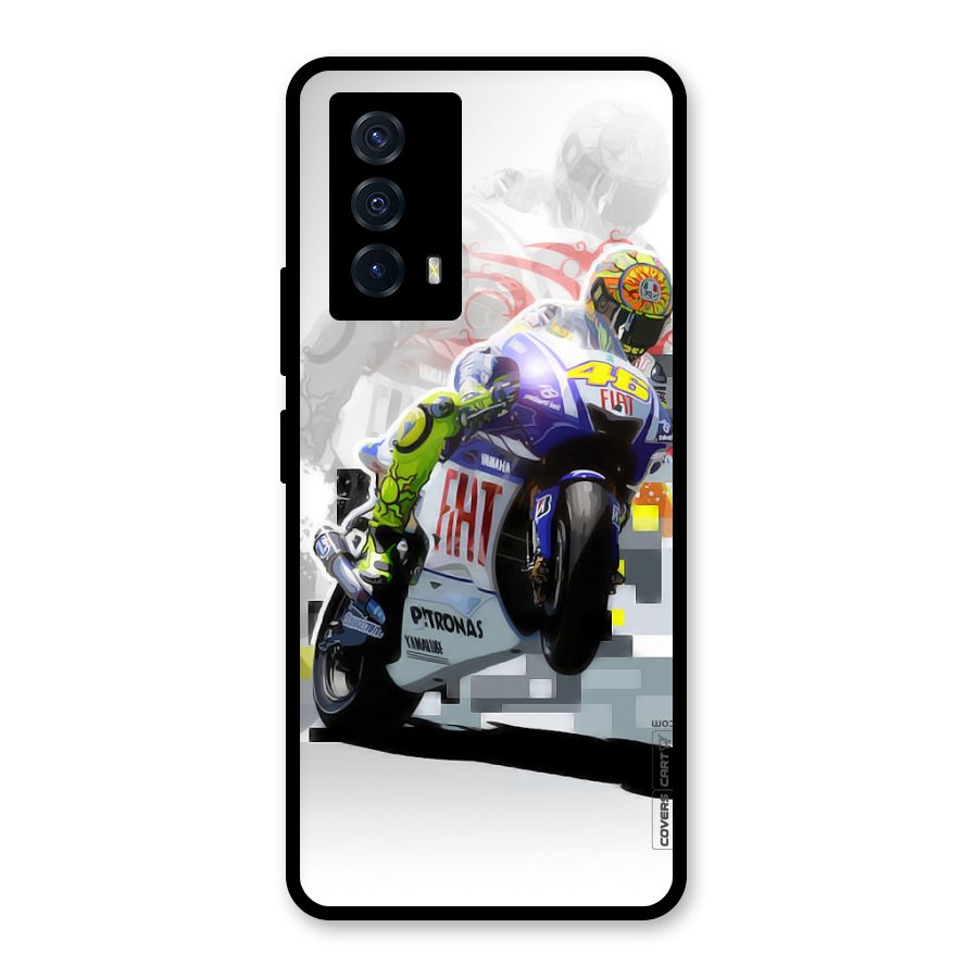 Valentino Rossi Glass Back Case for Vivo iQOO Z5