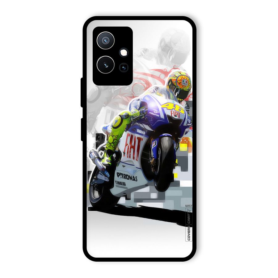 Valentino Rossi Glass Back Case for Vivo iQOO Z6