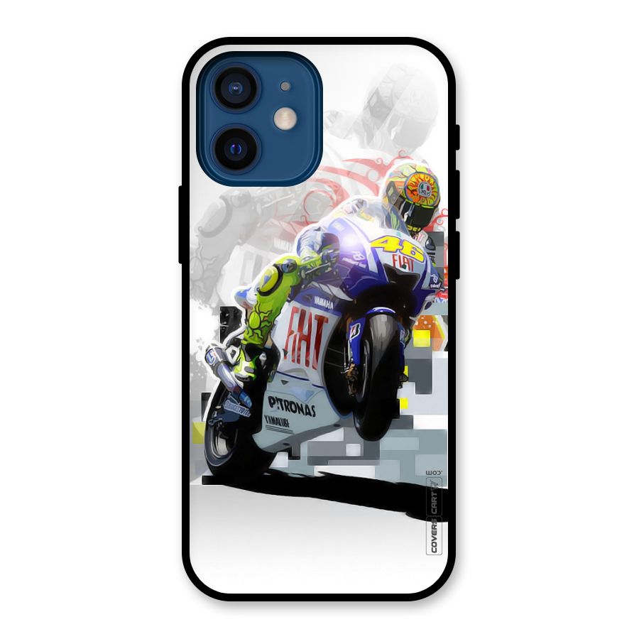 Valentino Rossi Glass Back Case for iPhone 12 Mini