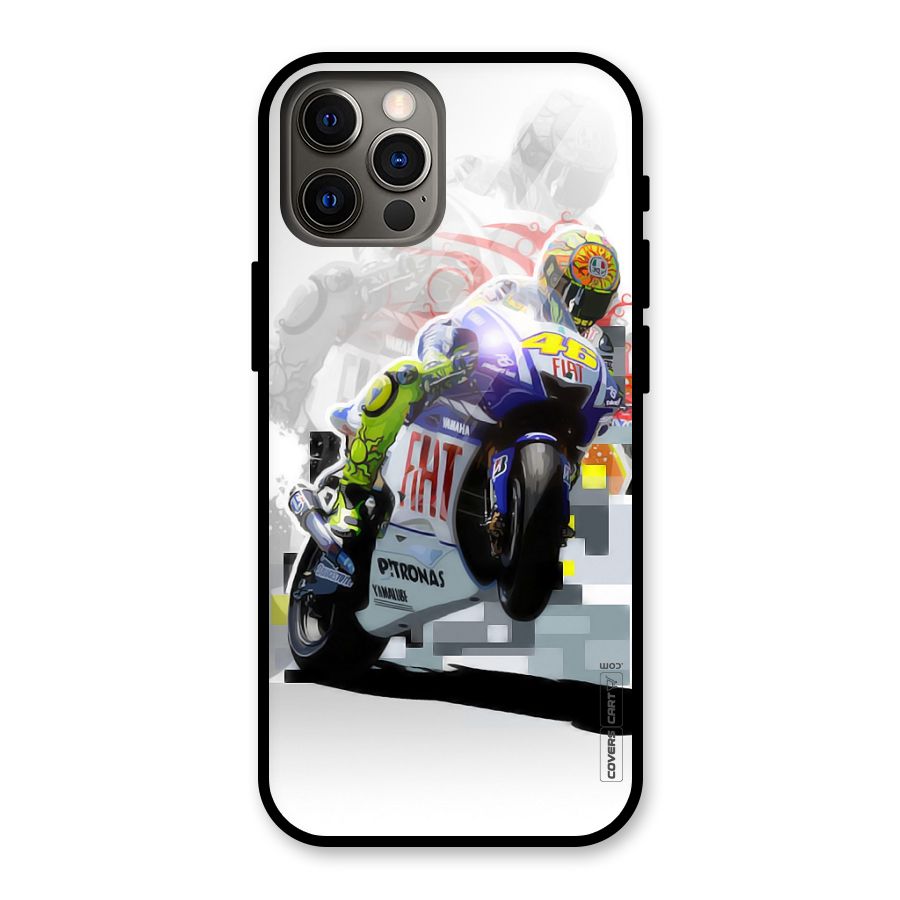 Valentino Rossi Glass Back Case for iPhone 12 Pro
