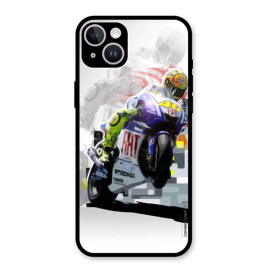 Valentino Rossi Glass Back Case for iPhone 14 Plus