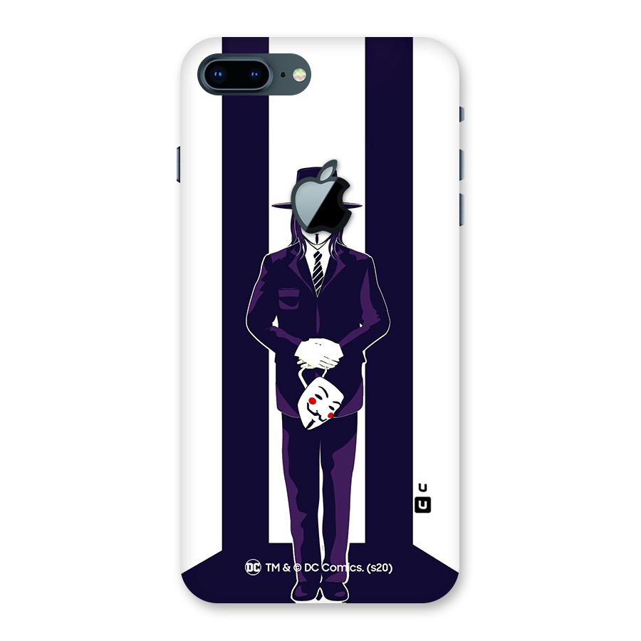 Vendetta Gentleman Holding Mask Illustration Back Case for iPhone 7 Plus Apple Cut