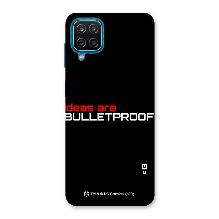 Vendetta Ideas are Bulletproof Back Case for Galaxy F12
