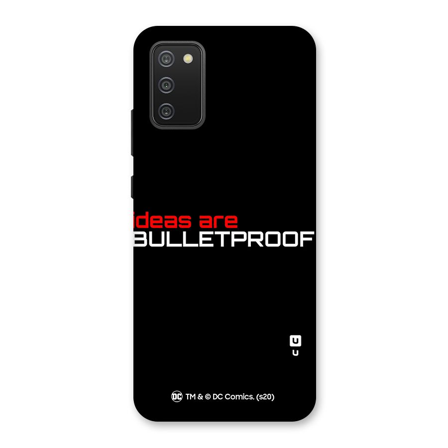 Vendetta Ideas are Bulletproof Back Case for Galaxy M02s