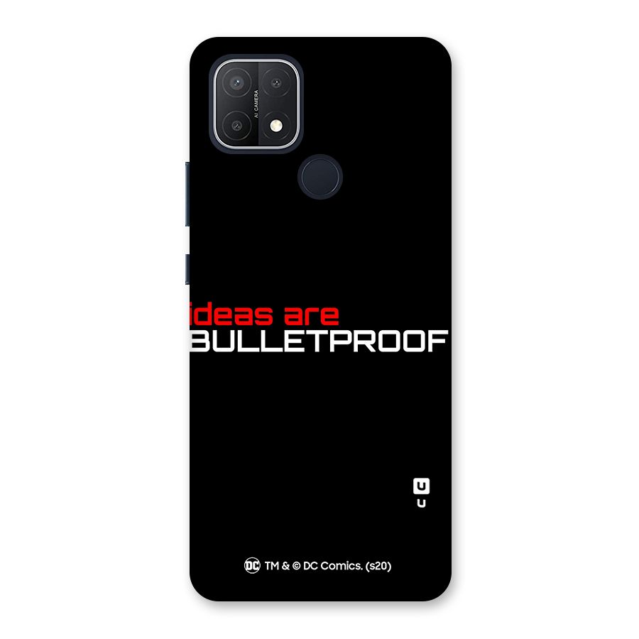 Vendetta Ideas are Bulletproof Back Case for Oppo A15