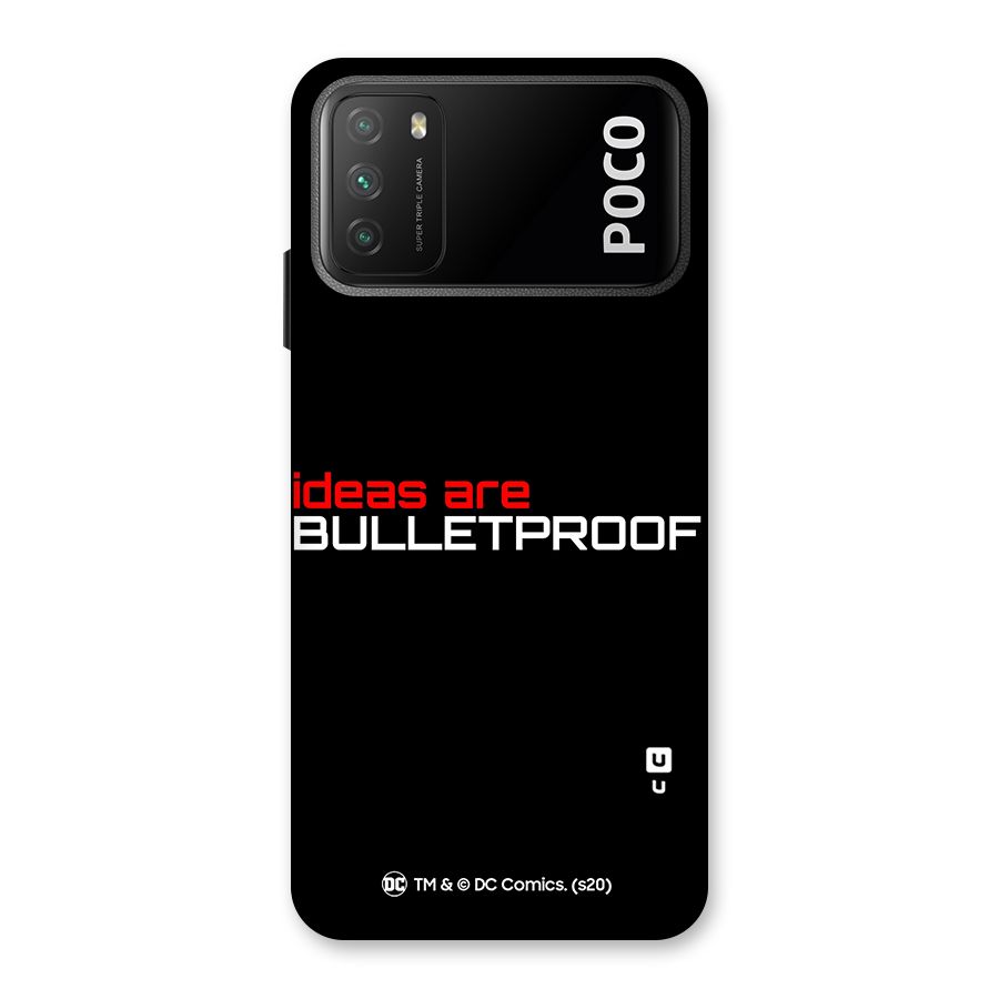 Vendetta Ideas are Bulletproof Back Case for Poco M3