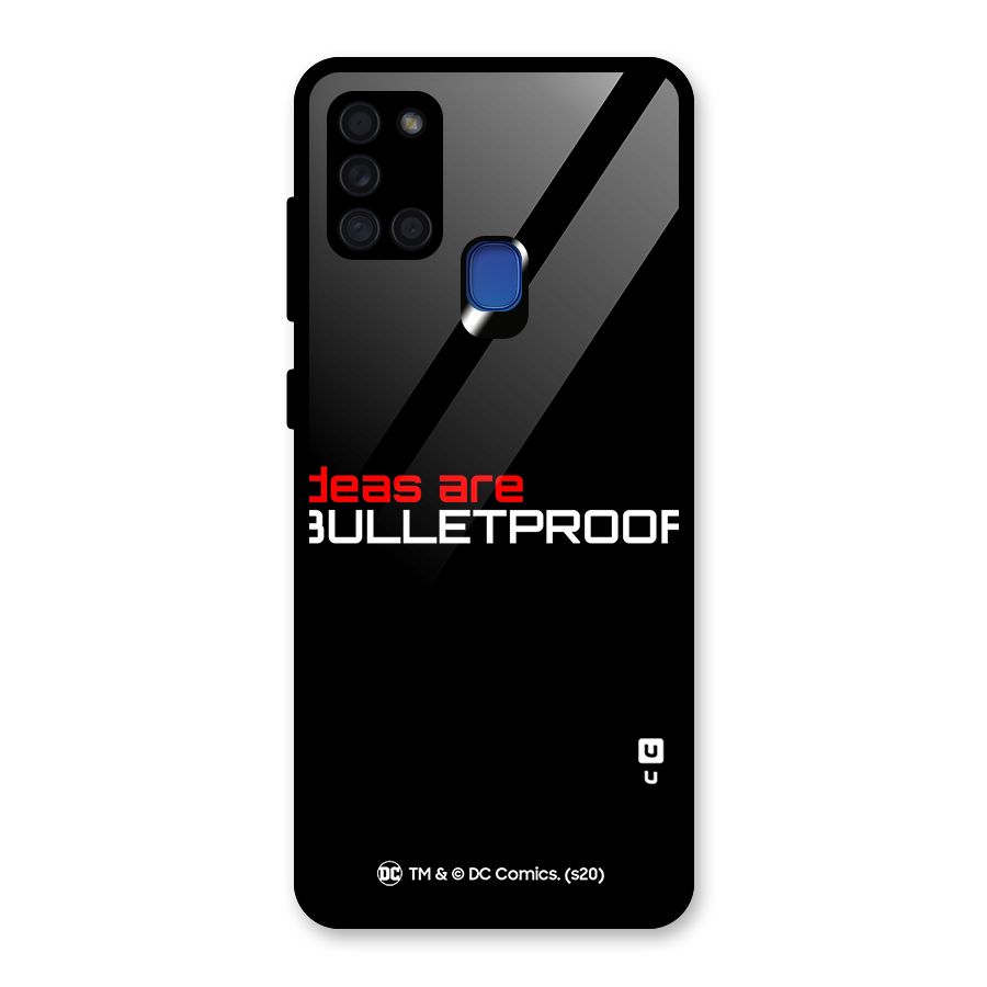 Vendetta Ideas are Bulletproof Glass Back Case for Galaxy A21s