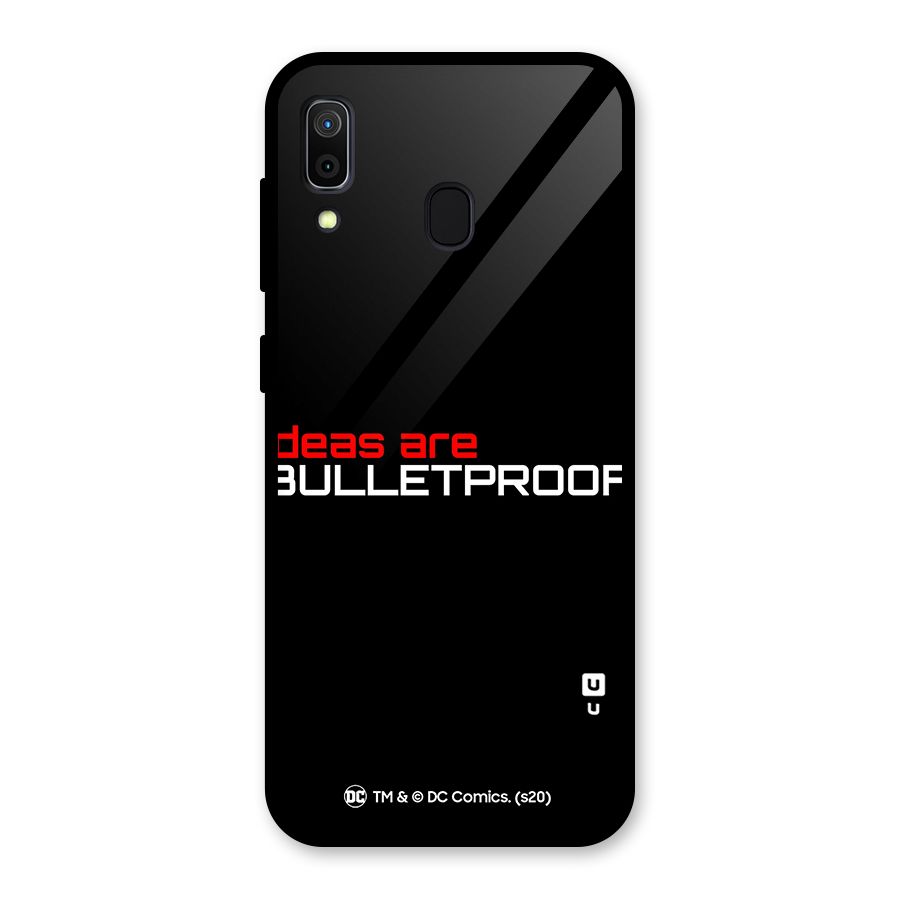 Vendetta Ideas are Bulletproof Glass Back Case for Galaxy A30