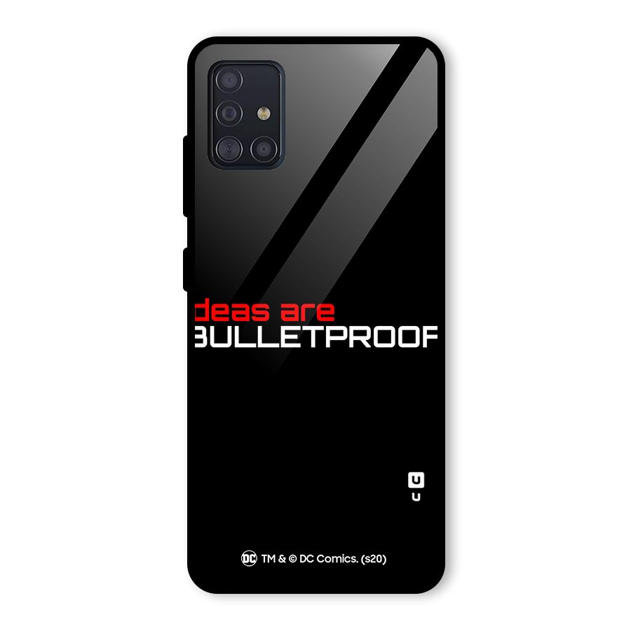 Vendetta Ideas are Bulletproof Glass Back Case for Galaxy A51