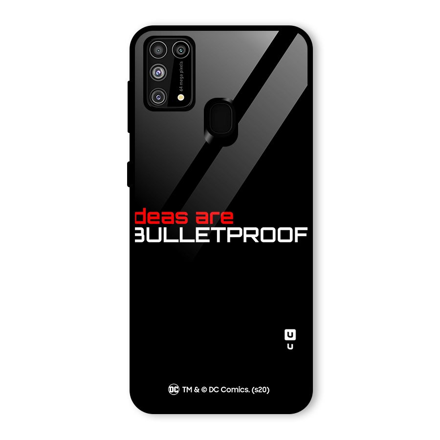 Vendetta Ideas are Bulletproof Glass Back Case for Galaxy F41