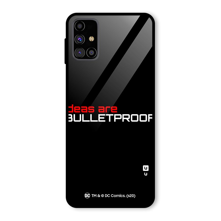 Vendetta Ideas are Bulletproof Glass Back Case for Galaxy M31s