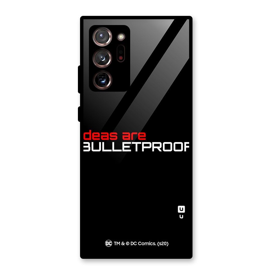 Vendetta Ideas are Bulletproof Glass Back Case for Galaxy Note 20 Ultra