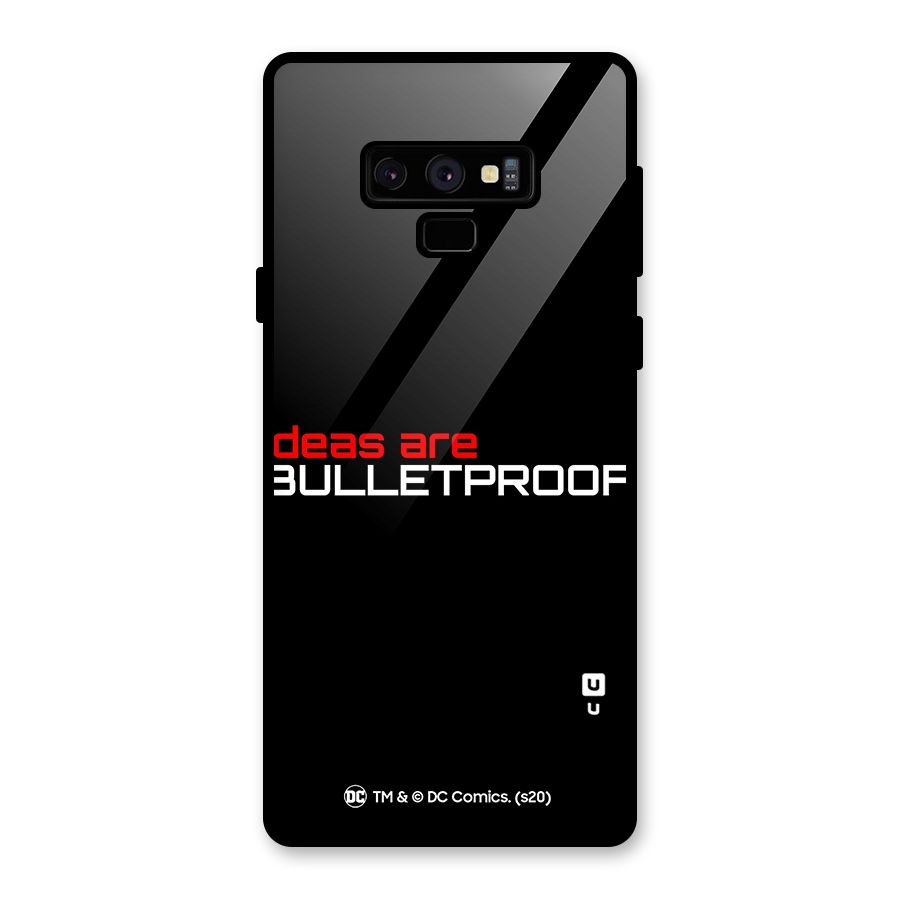 Vendetta Ideas are Bulletproof Glass Back Case for Galaxy Note 9