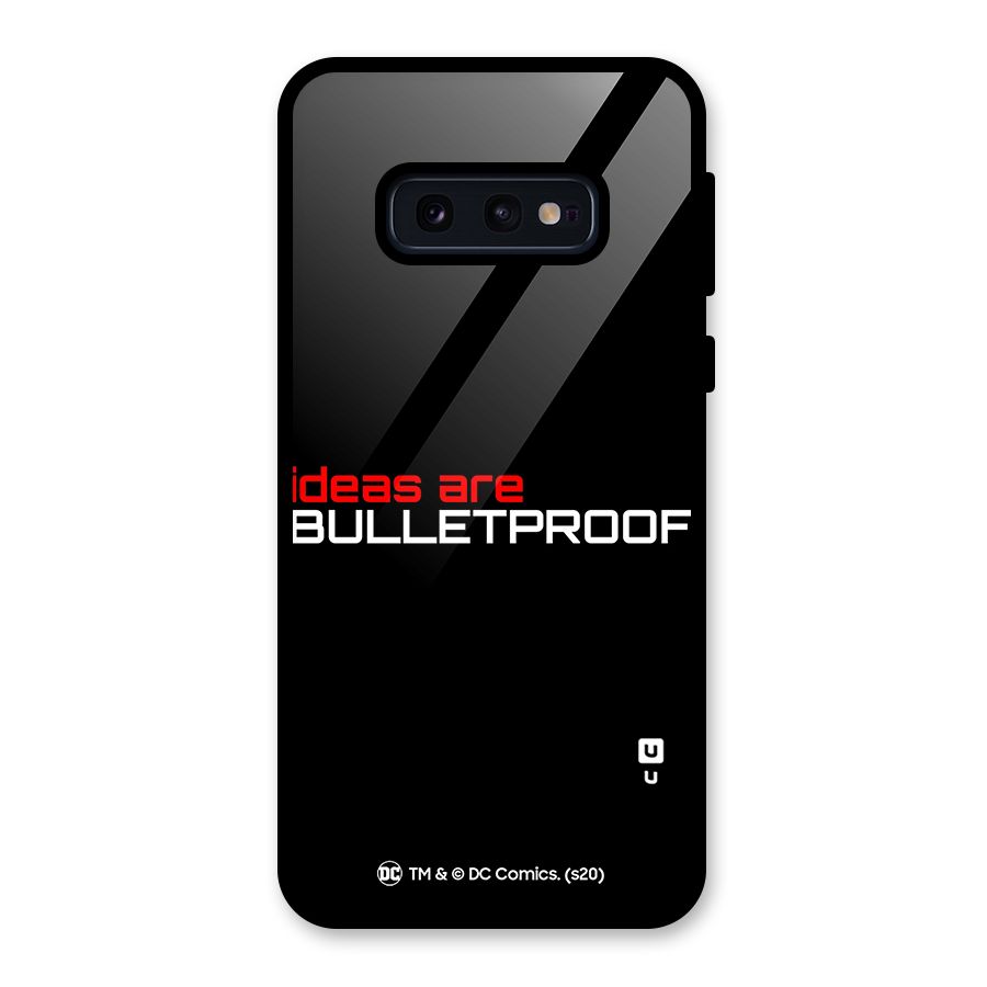 Vendetta Ideas are Bulletproof Glass Back Case for Galaxy S10e