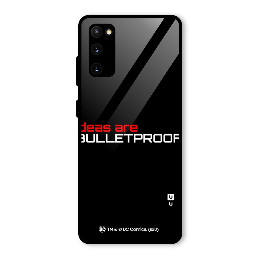 Vendetta Ideas are Bulletproof Glass Back Case for Galaxy S20 FE 5G