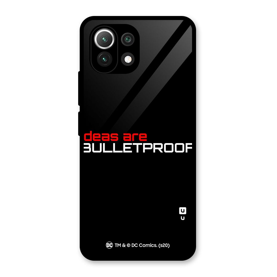Vendetta Ideas are Bulletproof Glass Back Case for Mi 11 Lite