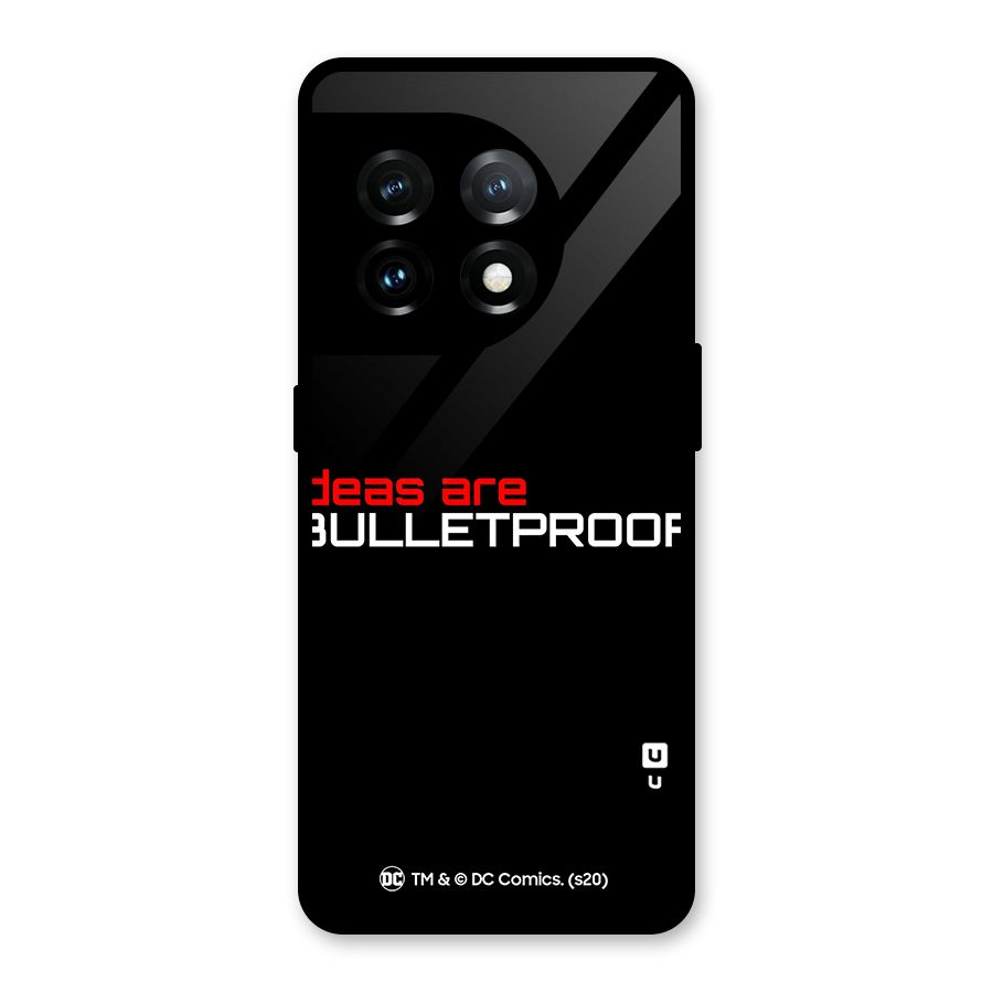 Vendetta Ideas are Bulletproof Glass Back Case for OnePlus 11