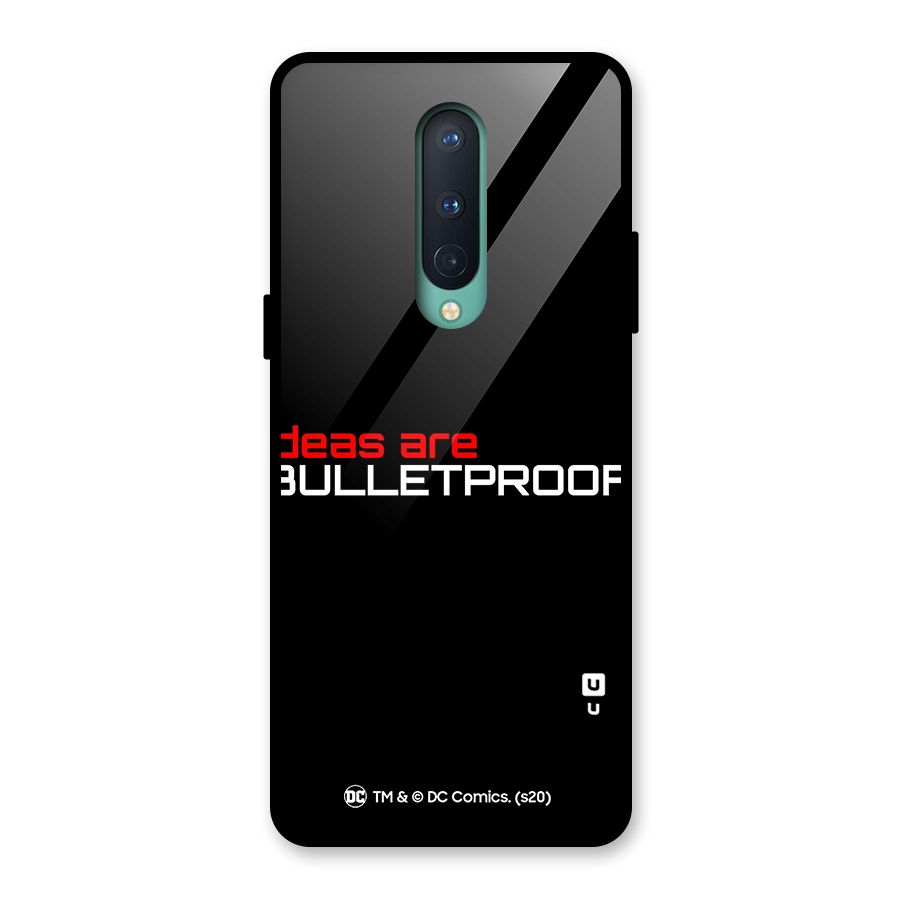 Vendetta Ideas are Bulletproof Glass Back Case for OnePlus 8