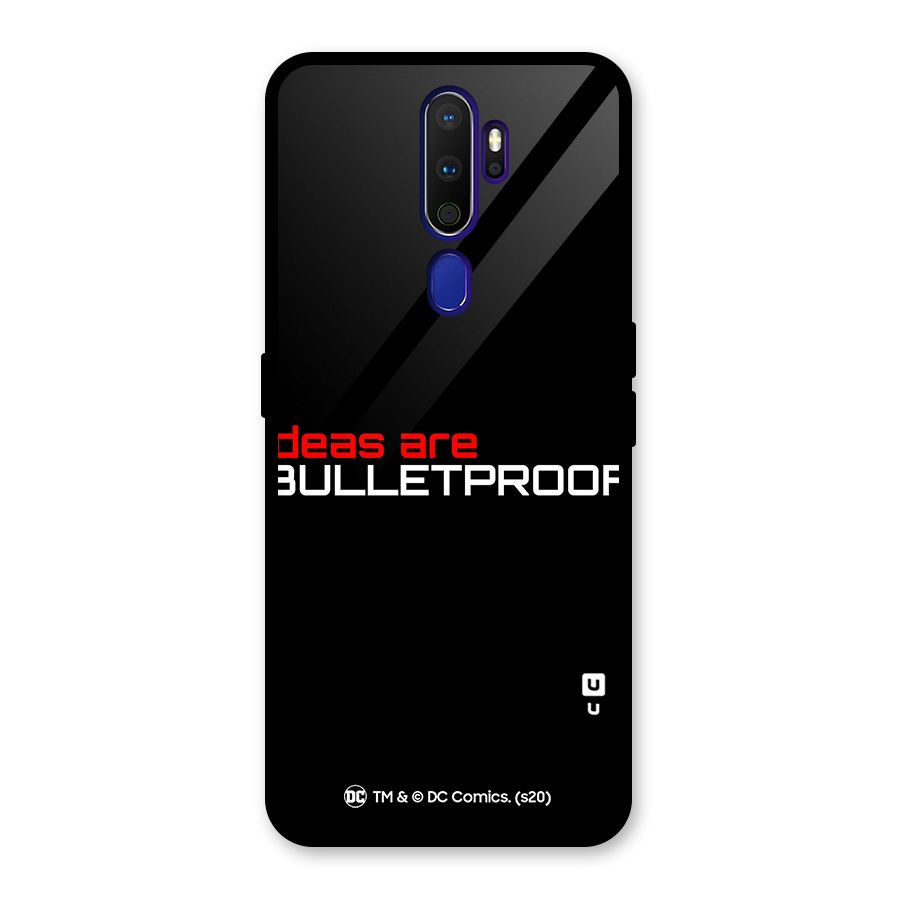 Vendetta Ideas are Bulletproof Glass Back Case for Oppo A9 (2020)