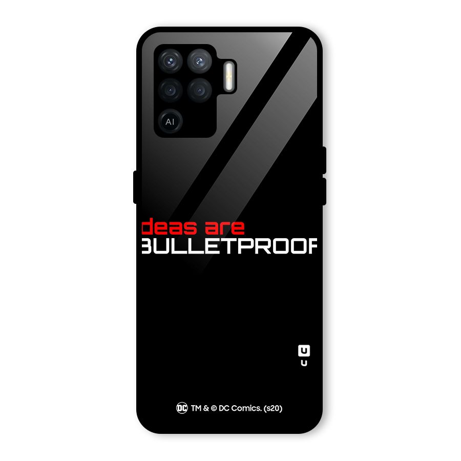 Vendetta Ideas are Bulletproof Glass Back Case for Oppo F19 Pro