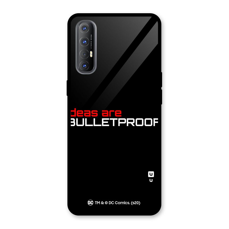 Vendetta Ideas are Bulletproof Glass Back Case for Oppo Reno3 Pro