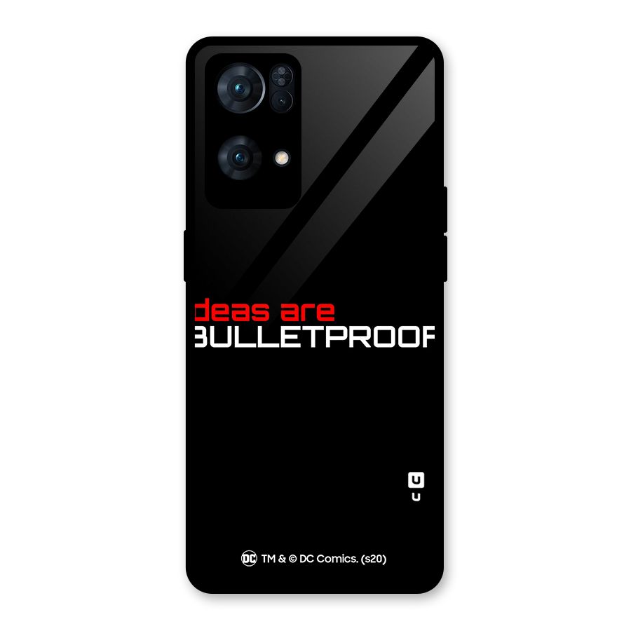 Vendetta Ideas are Bulletproof Glass Back Case for Oppo Reno7 Pro 5G