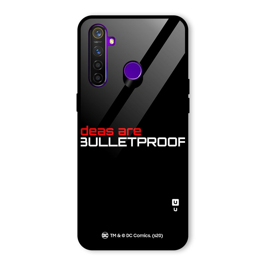 Vendetta Ideas are Bulletproof Glass Back Case for Realme 5 Pro