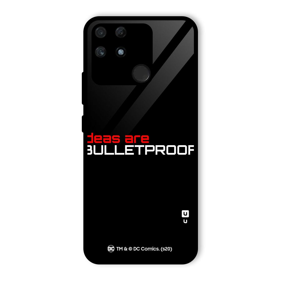 Vendetta Ideas are Bulletproof Glass Back Case for Realme Narzo 50A