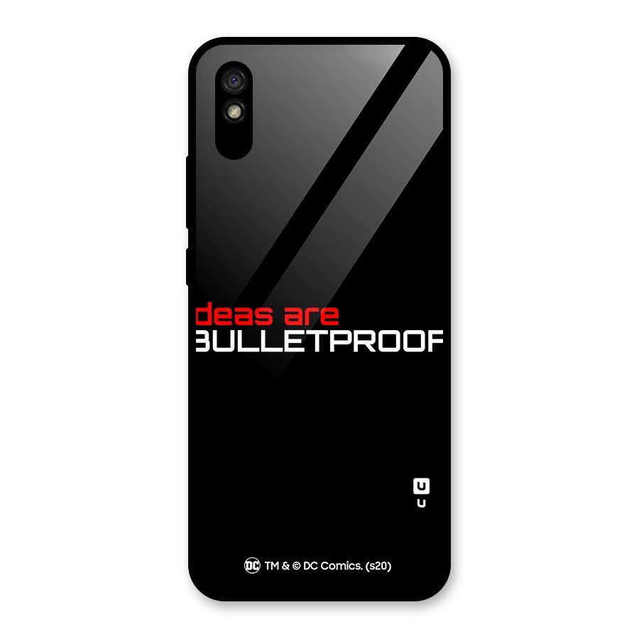 Vendetta Ideas are Bulletproof Glass Back Case for Redmi 9i