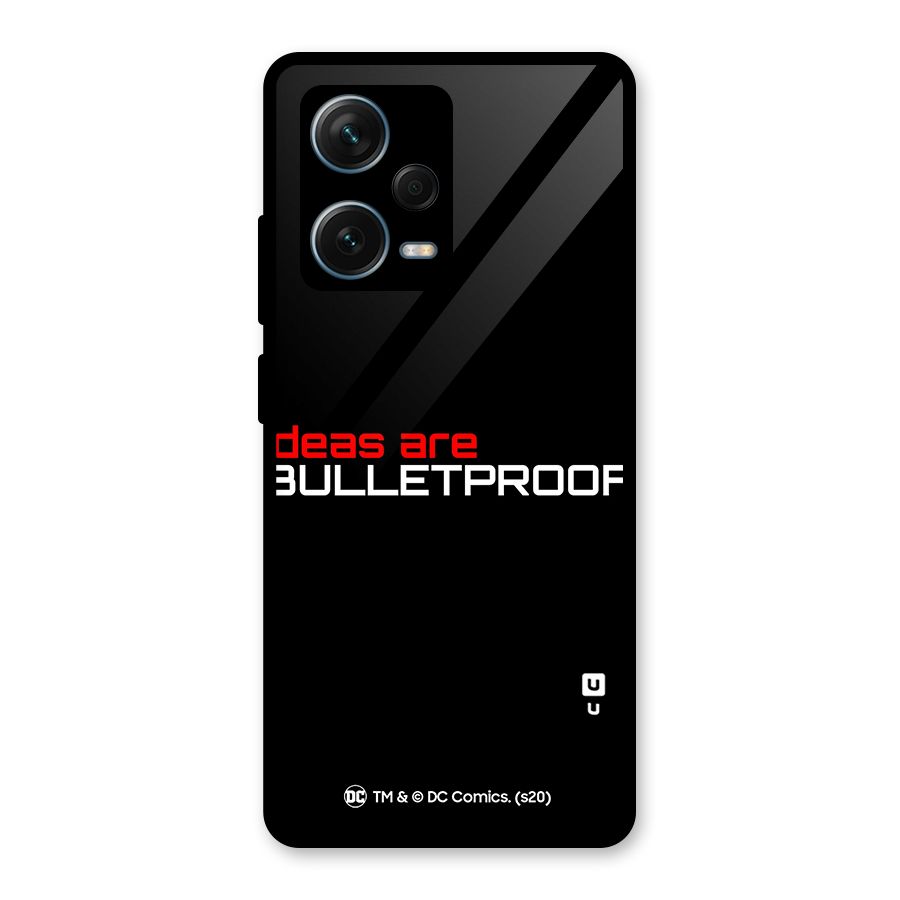 Vendetta Ideas are Bulletproof Glass Back Case for Redmi Note 12 Pro Plus 5G