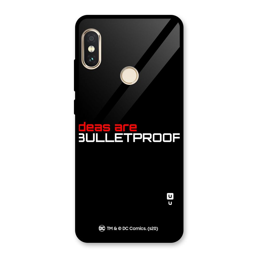 Vendetta Ideas are Bulletproof Glass Back Case for Redmi Note 5 Pro