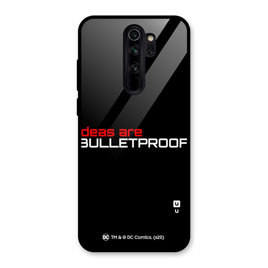 Vendetta Ideas are Bulletproof Glass Back Case for Redmi Note 8 Pro