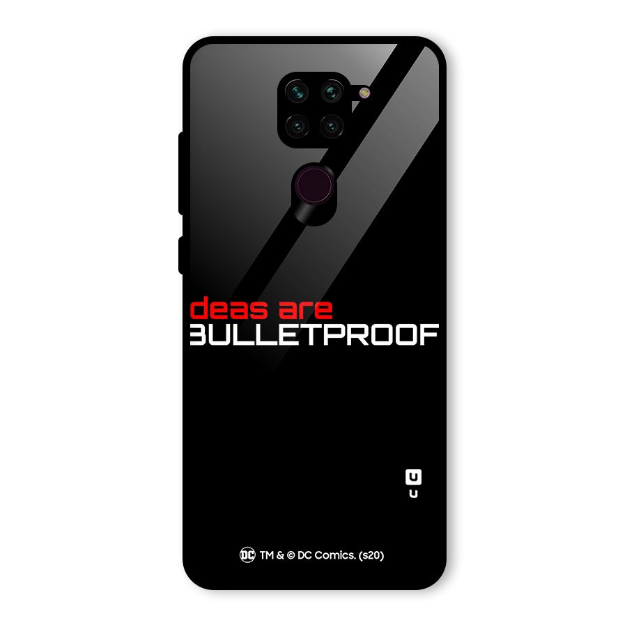 Vendetta Ideas are Bulletproof Glass Back Case for Redmi Note 9