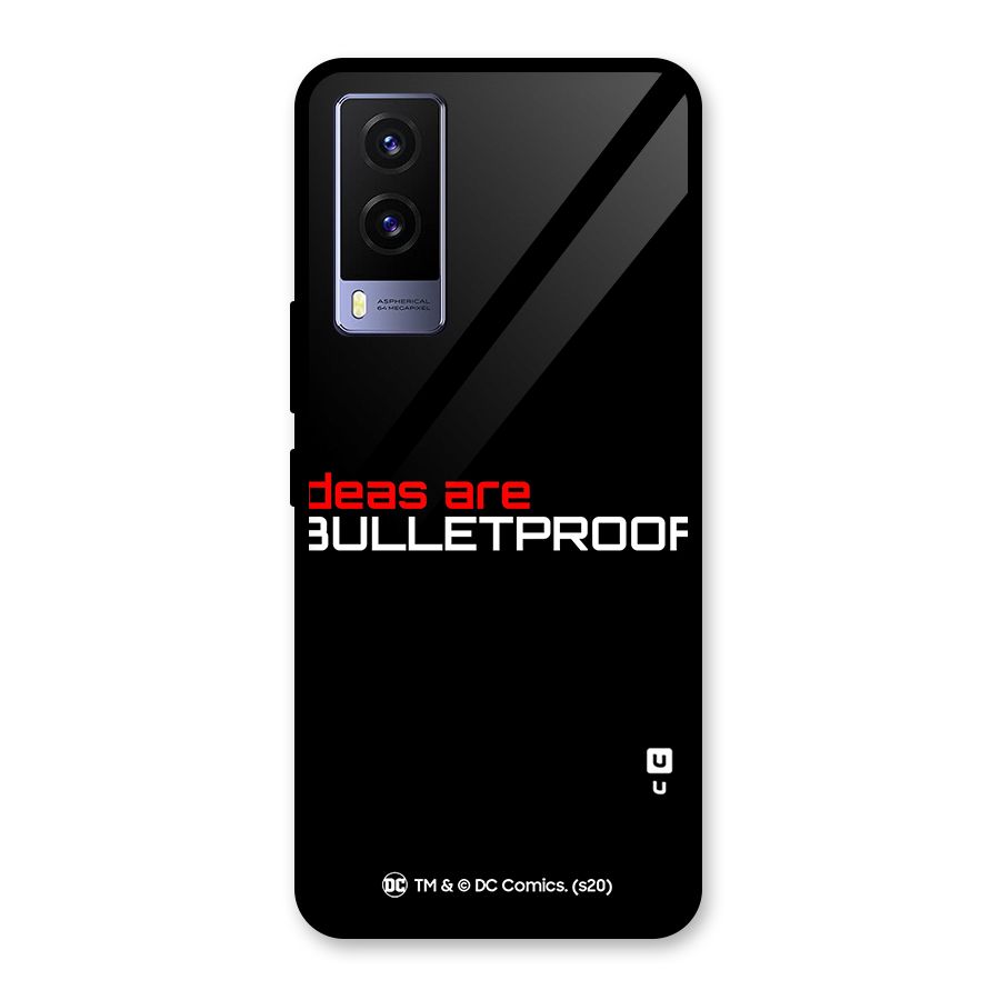 Vendetta Ideas are Bulletproof Glass Back Case for Vivo V21e 5G