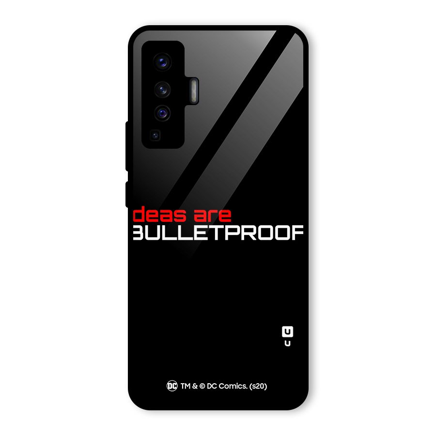Vendetta Ideas are Bulletproof Glass Back Case for Vivo X50