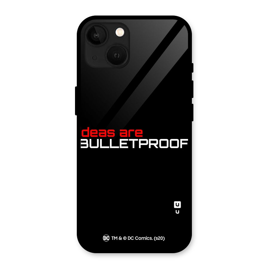 Vendetta Ideas are Bulletproof Glass Back Case for iPhone 13