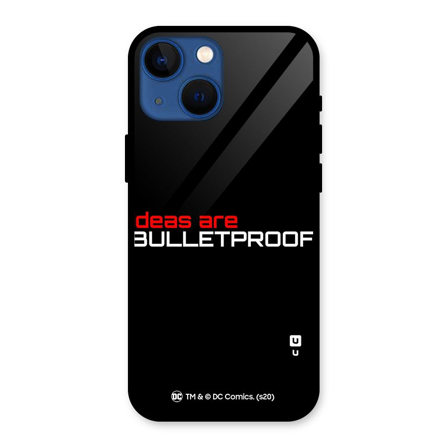 Vendetta Ideas are Bulletproof Glass Back Case for iPhone 13 Mini