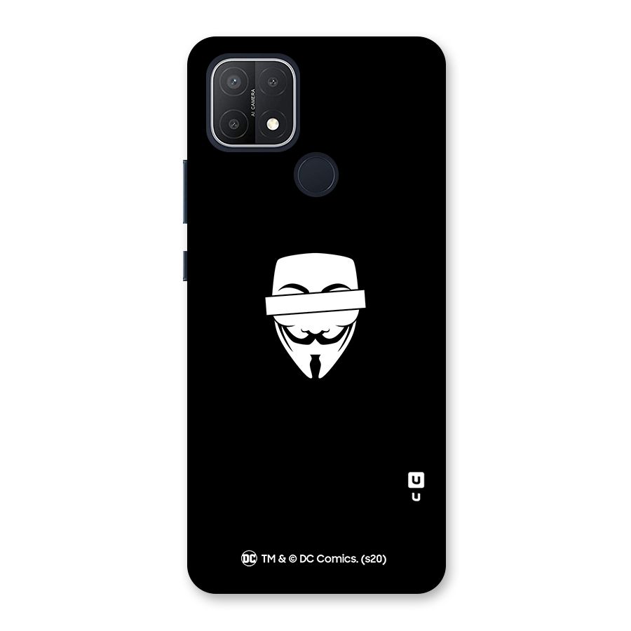 Vendetta Minimal Mask Back Case for Oppo A15