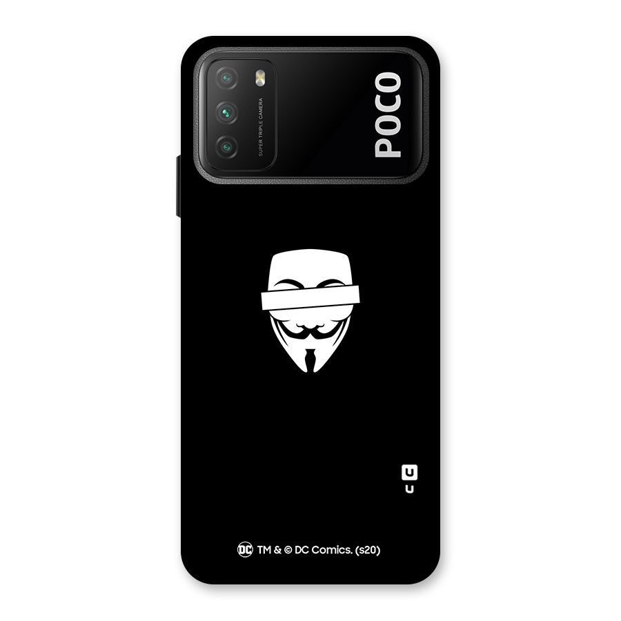 Vendetta Minimal Mask Back Case for Poco M3