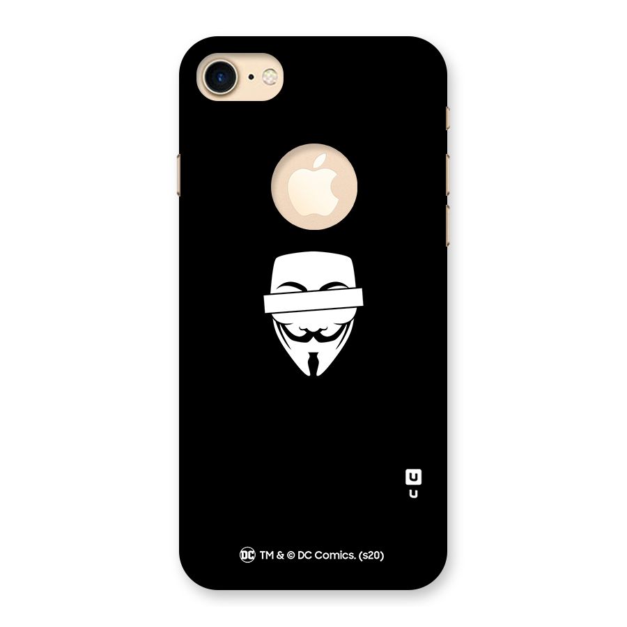 Vendetta Minimal Mask Back Case for iPhone 7 Logo Cut
