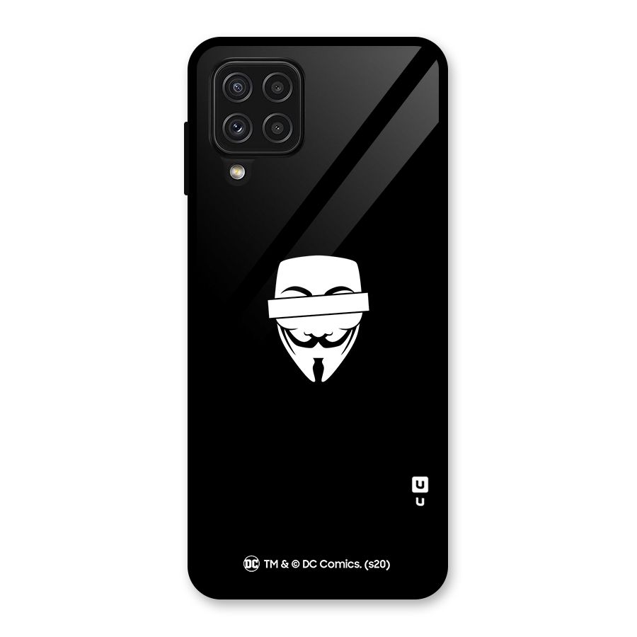 Vendetta Minimal Mask Glass Back Case for Galaxy A22 4G