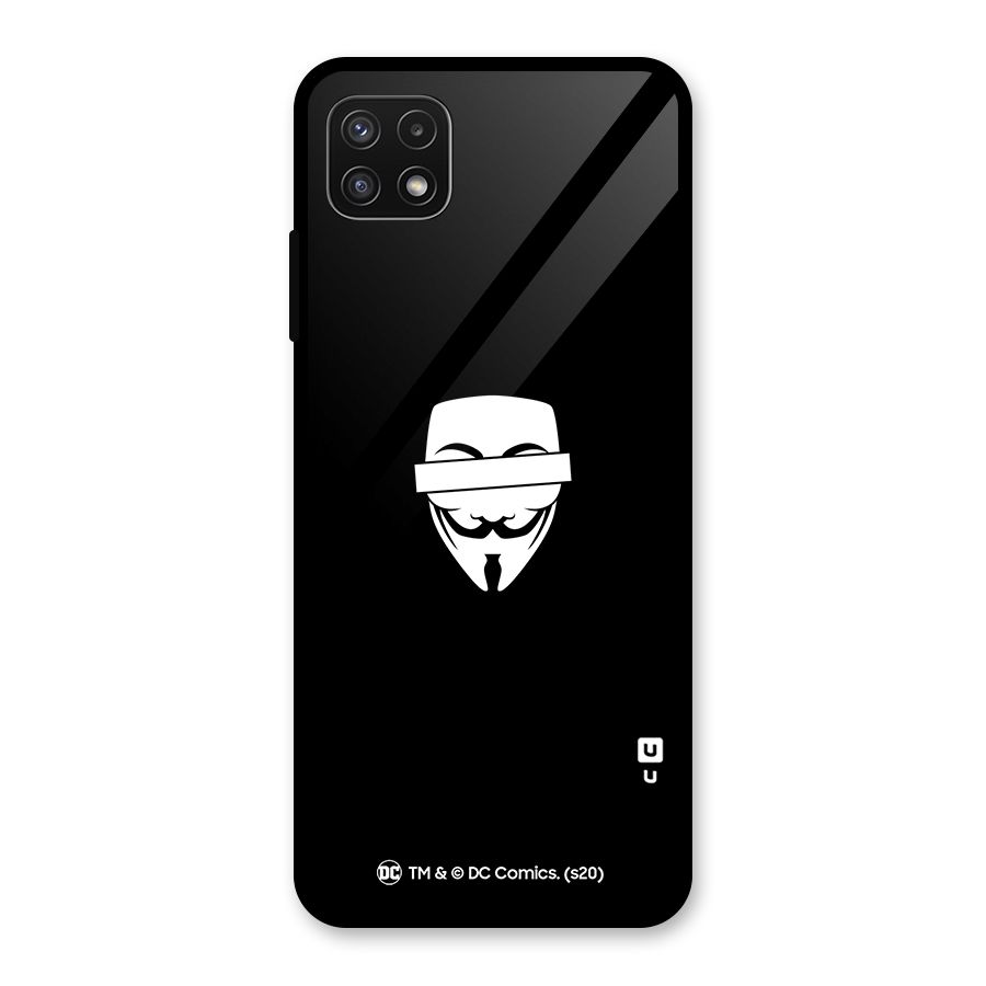 Vendetta Minimal Mask Glass Back Case for Galaxy A22 5G