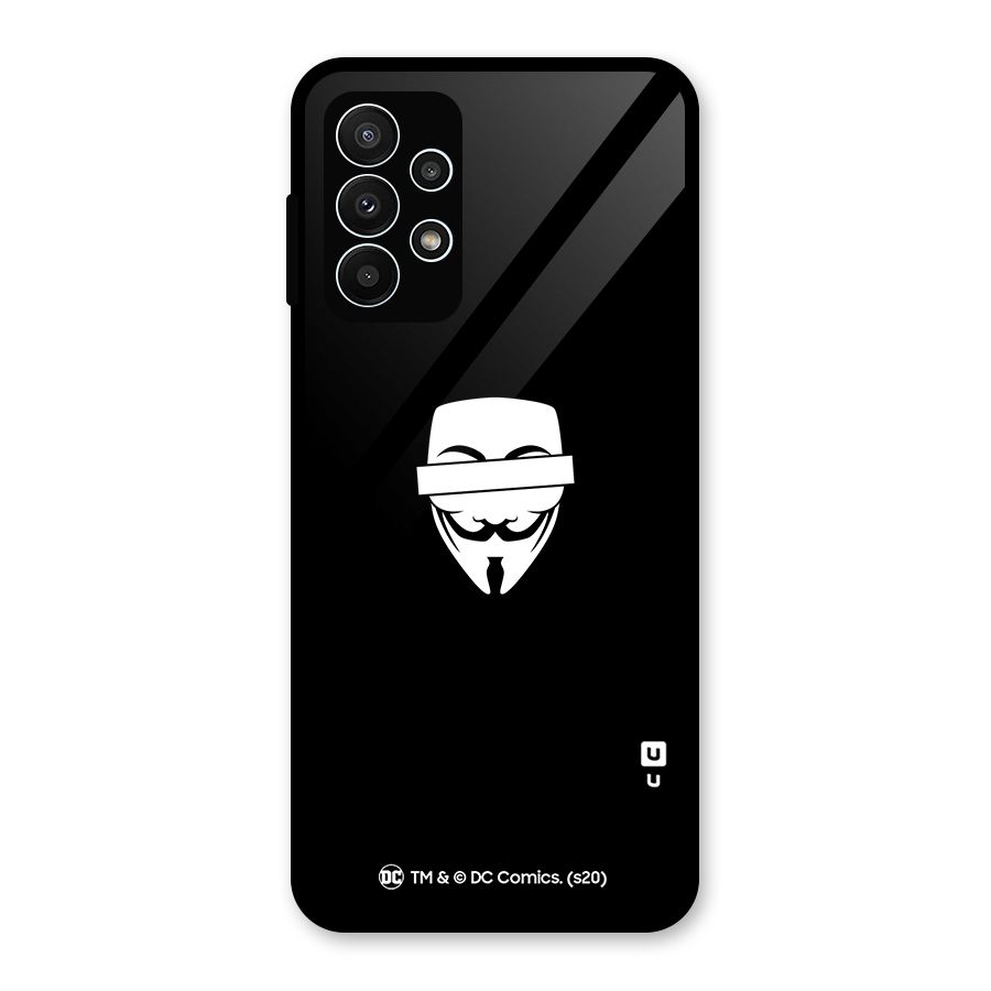 Vendetta Minimal Mask Glass Back Case for Galaxy A23