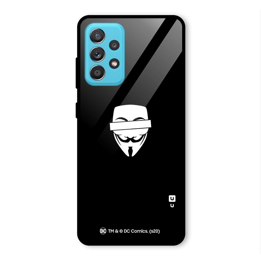 Vendetta Minimal Mask Glass Back Case for Galaxy A52