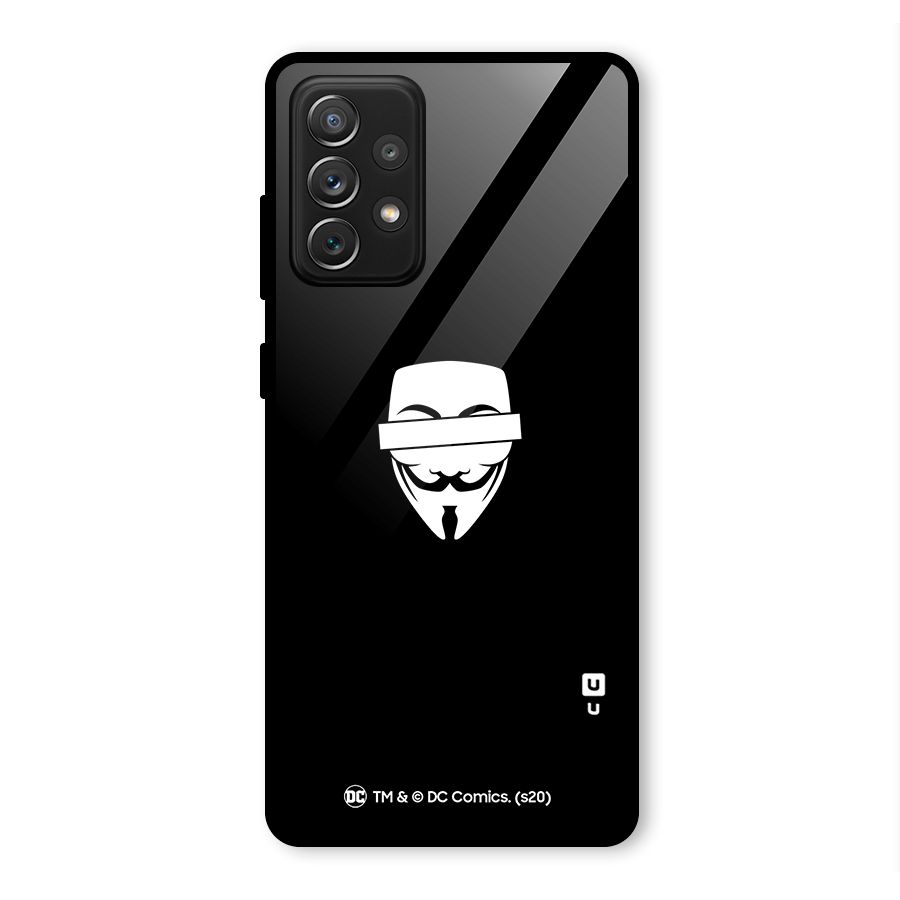Vendetta Minimal Mask Glass Back Case for Galaxy A72