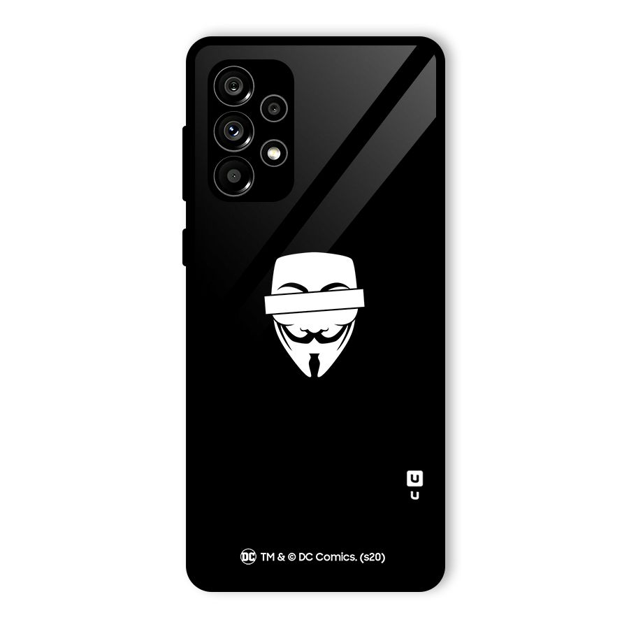 Vendetta Minimal Mask Glass Back Case for Galaxy A73 5G