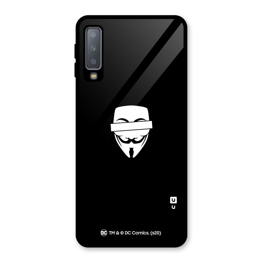 Vendetta Minimal Mask Glass Back Case for Galaxy A7 (2018)