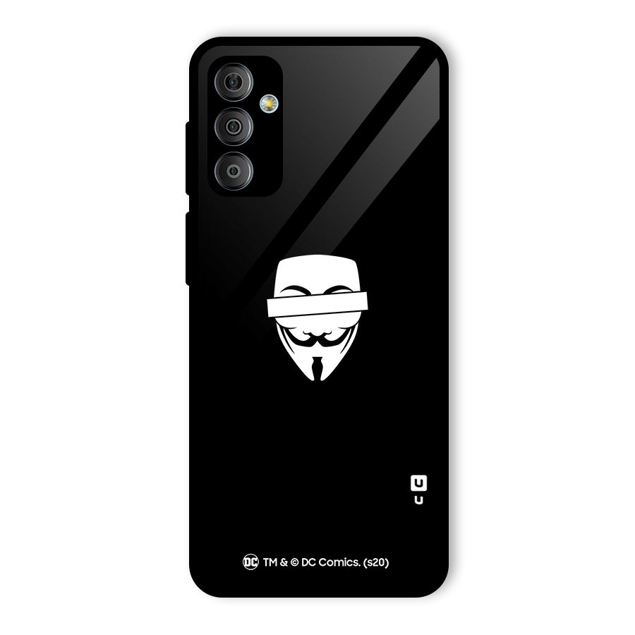 Vendetta Minimal Mask Glass Back Case for Galaxy F23