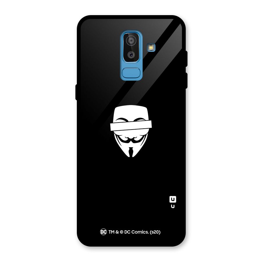 Vendetta Minimal Mask Glass Back Case for Galaxy J8