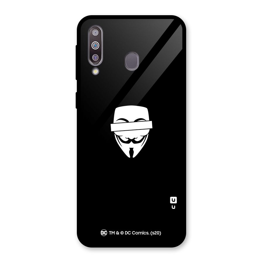 Vendetta Minimal Mask Glass Back Case for Galaxy M30